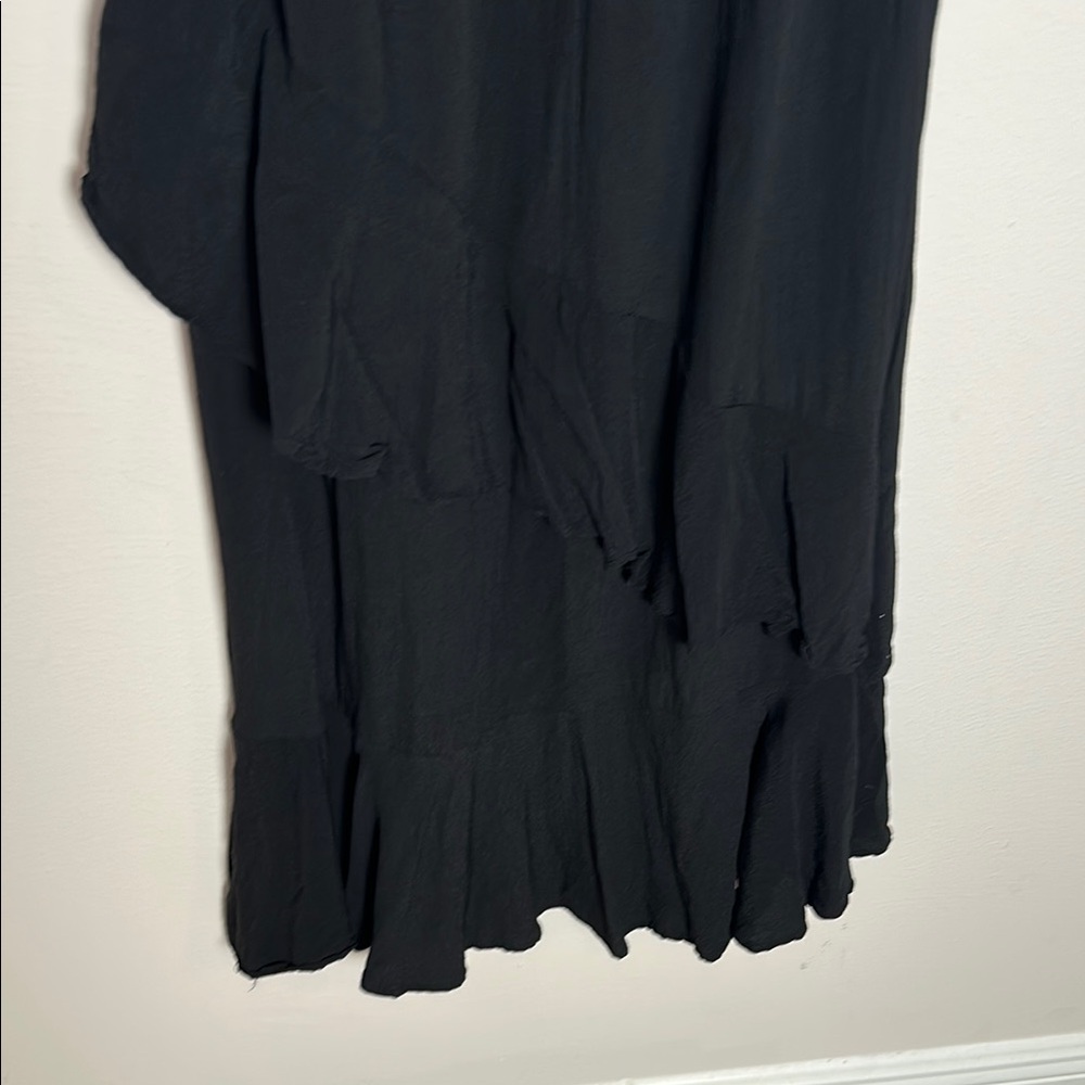 Just Female Black Pleated Ruffled Midi Sundress Kristin Dress Size XS - Picture 10 of 10